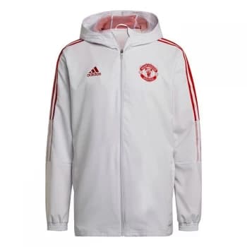 adidas Manchester United Presentation Jacket 2021 2022 Mens - Dash Grey
