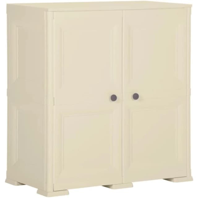 VIDAXL Plastic Cabinet 79x43x85.5cm Wood Design Angora White Vidaxl 8720286831496