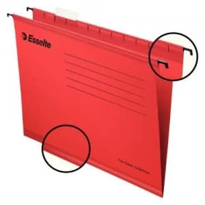 Esselte Classic Suspension File A4 Red PK25