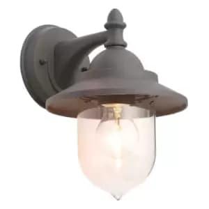 Zinc LEEK Outdoor Mini Fishermans Lantern Anthracite