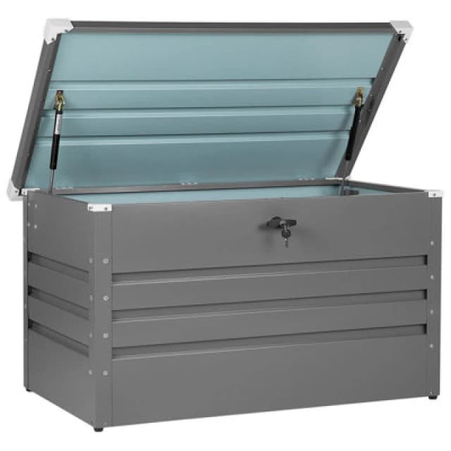 Beliani Storage Box Cebrosa 132cm 62cm Grey