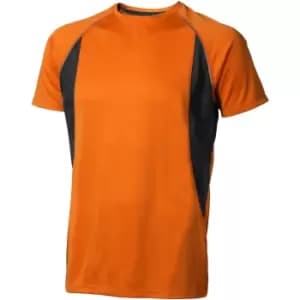 Elevate Mens Quebec Short Sleeve T-Shirt (M) (Orange/Anthracite)