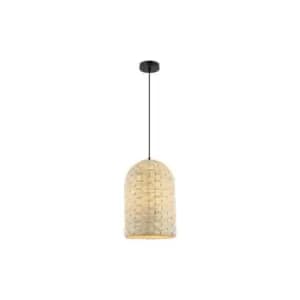 Varosha Bamboo Ceiling Pendant Light E27 Natural