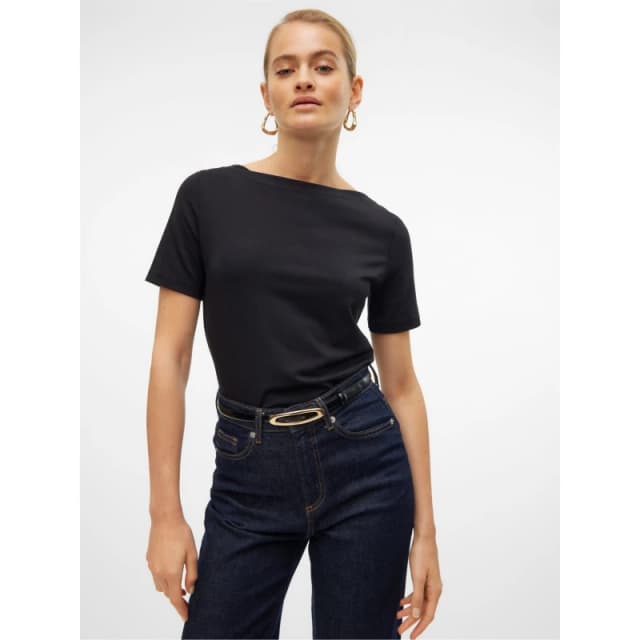 Vero Moda Short Sleeve T-Shirt - Black 10