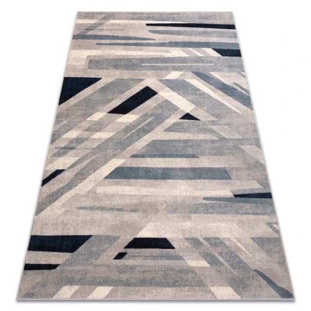 RugsX Carpet Wool Nain Geometric 7706/51655 Beige / Blue 120X170 Cm