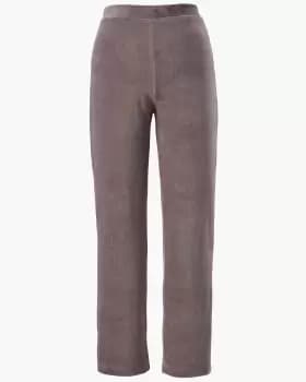 Cotton Traders Womens Super Soft Slim Leg Jersey Cord Pull-On Trousers in Brown