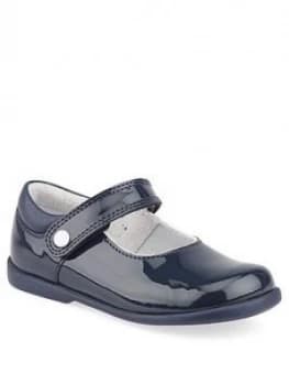 Start-rite Girls Slide Mary Jane Shoes - Navy, Size 10 Younger