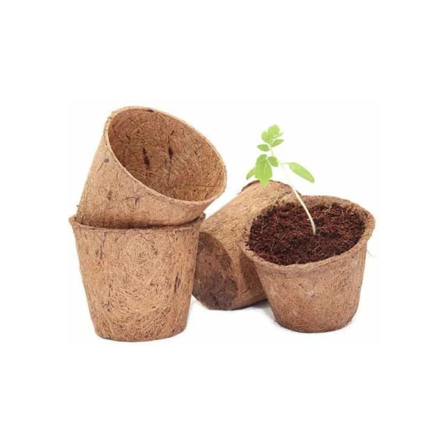 Coir Pots - Pack of 20 - Fibre/Latex - H10cm CoirProductsCPUK10CP10