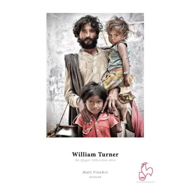 HAHNEMUEHLE Digital FineArt William Turner A3 Watercolour Textured Photo Paper - 25 Sheets 4011367082499
