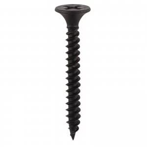 Drywall Screws Fine Thread Black Phosphate 3.5mm 25mm Pack of 200
