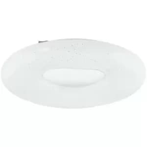 Zamudilo LED Flush Ceiling Light White cct, Remote Control Included - Eglo
