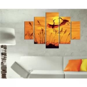ST162 Multicolor Decorative MDF Painting (5 Pieces)
