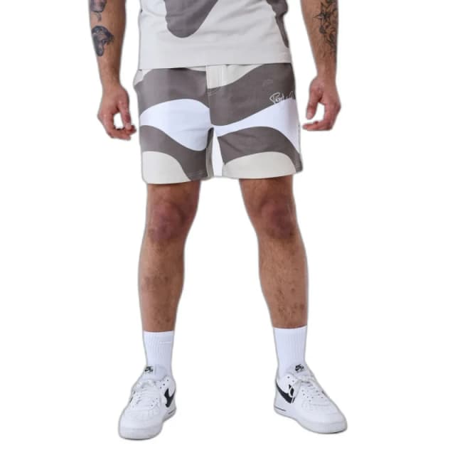 Project X Paris Wave effect tricolor shorts Project X Paris Gris Male S