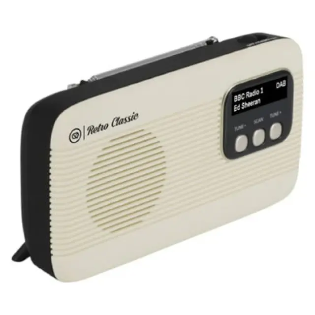 VQ Retro Classic DAB Bluetooth Radio - Cream 5060706031994