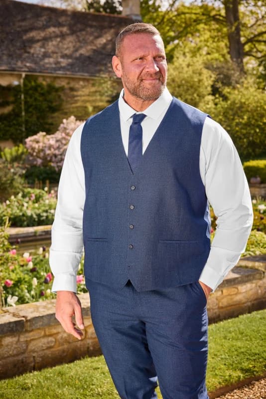 BadRhino Wedding Waistcoat Blue