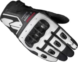 Spidi G-Carbon Motorcycle Gloves, black-white Size M black-white, Size M