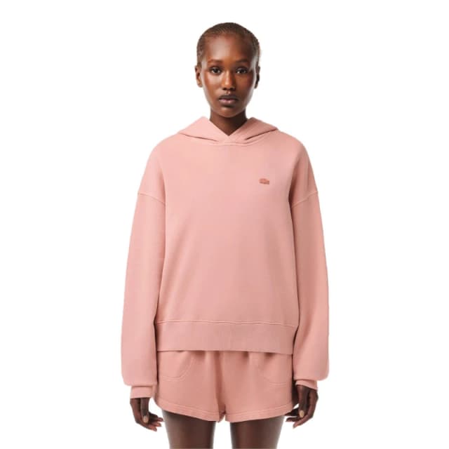 Lacoste Mens Pull Over Hoodie Eco Pink male 2XS