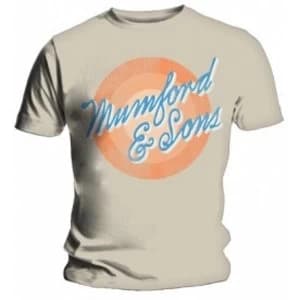 Mumford & Sons Sun Script Mens White T Shirt: Small