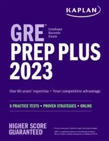 GRE Prep Plus 2023, Includes 6 Practice Tests, 1500+ Practice Questions + Online Access to a 500+ Question Bank and Video Tutorials