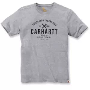 Carhartt Mens Emea Outlast Graphic Short Sleeve T Shirt L - Chest 42-44' (107-112cm)