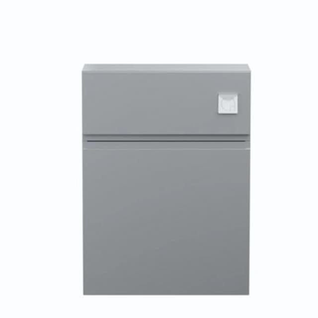 Hudson Reed Urban Floor Standing Back To Wall Wc Unit, Durable Compact Bathroom Vanity And Wc Unit In Satin Grey, 500mm