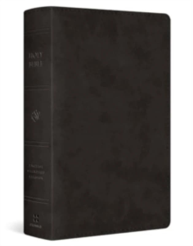 ESV Single Column Heritage Bible (Trutone, Black). Leather / fine binding. By Esv Bibles Books