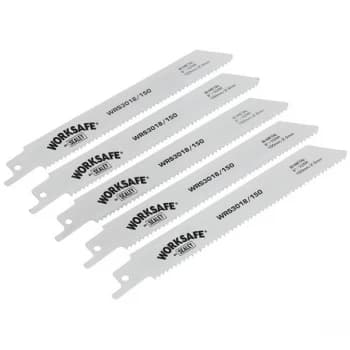 Worksafe WRS3018/150 Reciprocating Saw Blade 150mm 10tpi - Pack of 5