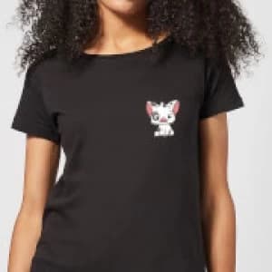 Moana Pua The Pig Womens T-Shirt - Black