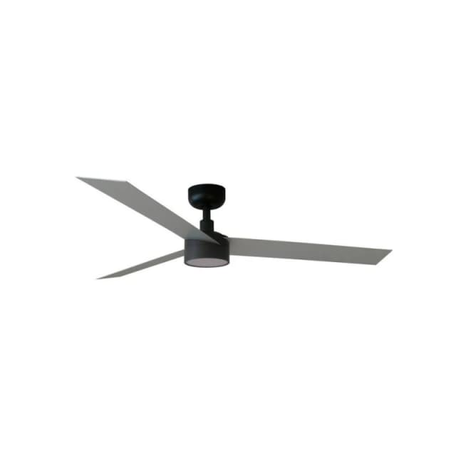 Netlighting Cruiser Large LED Black DC Ceiling Fan 6 Speed Aluminium Blade Black Unisex