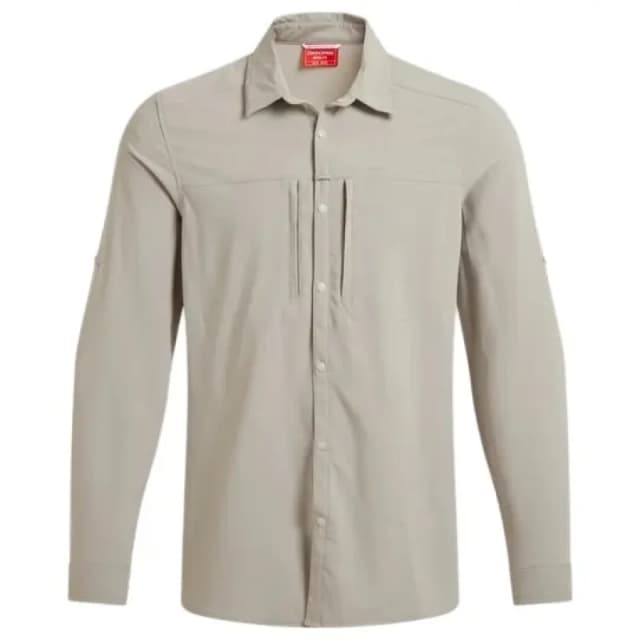Long sleeve shirt Craghoppers Nosilife Pro Langarm Hemd V Beige Male S