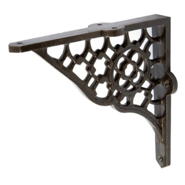 Hammer and Tongs Hammer & Tongs Honeycomb Iron Shelf Bracket - D155mm - Raw