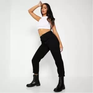 I Saw It First Mom Jean - Black