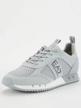 Emporio Armani EA7 Logo Runner Trainers Grey Size 11 Men