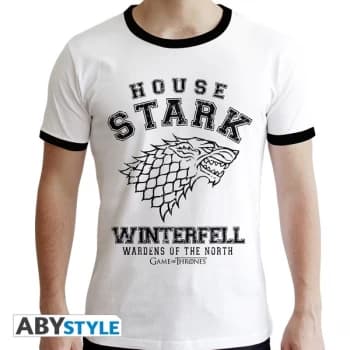 Game Of Thrones - House Stark Men' Small T-Shirt - White