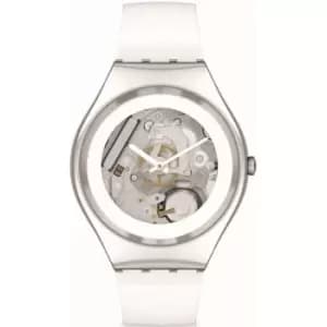 Unisex Swatch Pure White Irony Watch