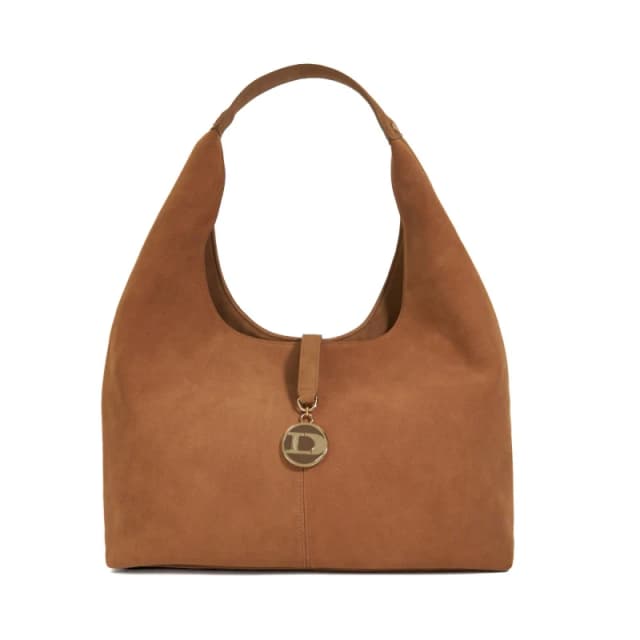 Dune London Womens Hobo Bag Dark Brown female One Size