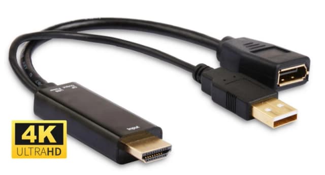 Microconnect HDMDPP1 video cable adapter 0.15 m HDMI Type A (Standard)