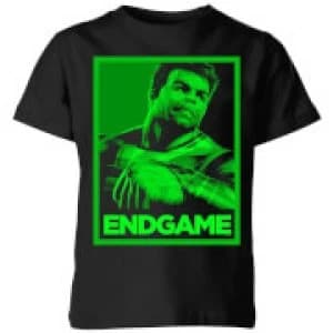 Avengers Endgame Hulk Poster Kids T-Shirt - Black - 11-12 Years