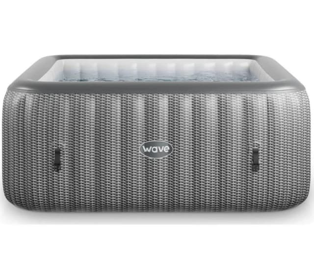 Wave Spas Wave Spas Wave Pacific 4-Person Inflatable Hot Tub With Integrated Heater in Mid Grey Size: 4 Person Mid Grey 4 Person Unisex 506095954773
