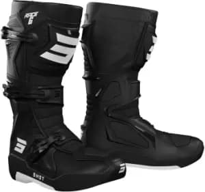 Shot Race 6 Motocross Boots, black-white, Size 41, black-white, Size 41