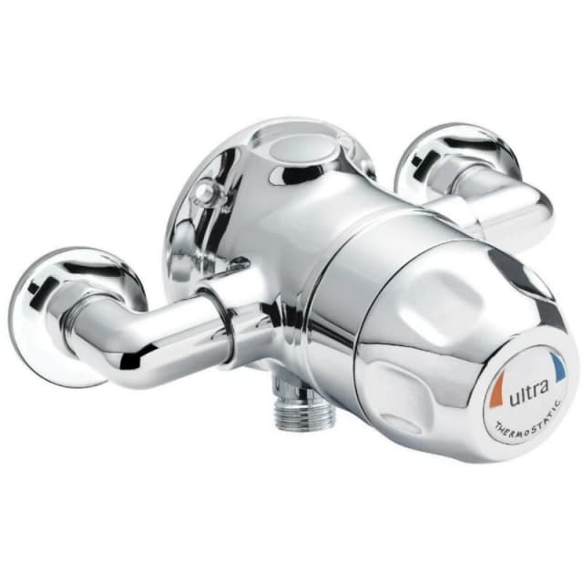 NUIE Nuie - Exposed Sequential Thermostatic Shower Valve Club Handle - Chrome VSQ1