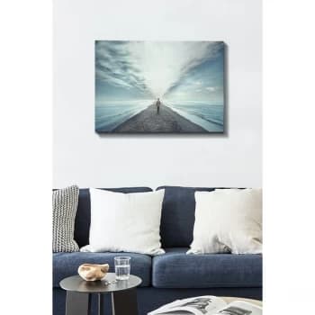 Kanvas Tablo (50 x 70) - 246 Multicolor Decorative Canvas Painting