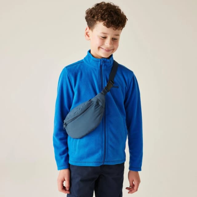 Regatta Boys & Girls King Lightweight Fleece II Full Zip Fleece Jacket 9-10 Years - Chest 69-73cm (Height 135-140cm) Oxford Blue/Navy RKA147-0L8-9