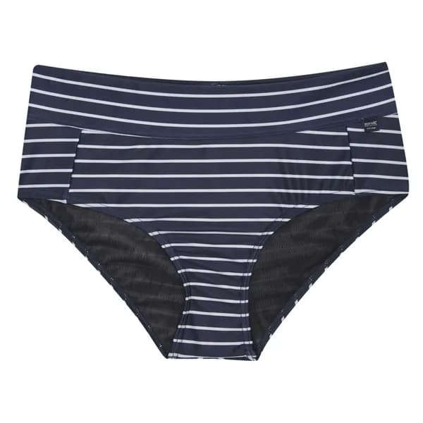 Regatta Womens Paloma Swim Briefs Bottoms 10 - Waist 27' (68cm) Navy/WhitStr RWM031-5XI-10