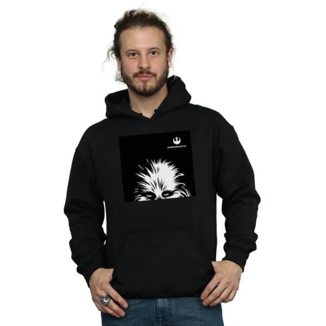 Star Wars Star Wars Men Chewbacca Look Hoodie in Black Size: Small Black S Male 5057955001328