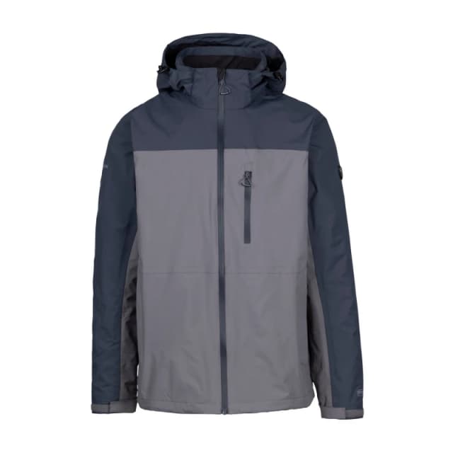 Trespass Trespass Men Curbridge TP75 Waterproof Jacket in Grey Size: X-Small Grey XS Male 5063470944651