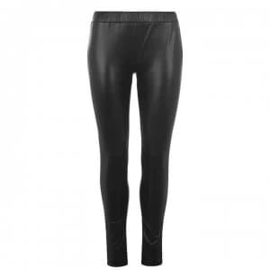 Sofie Schnoor Faux Leather Trousers - 1000 - Black