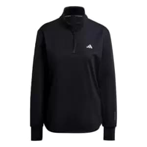 adidas Techfit AEROREADY Warm Quarter-Zip Training Top Wo - Black