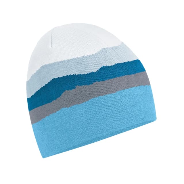 Beechfield Beechfield Men Mountain Pull-On Beanie in Pale Blue Pale Blue One Size Male 5063470792641