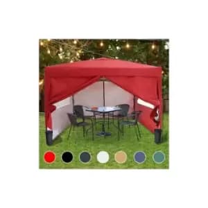 BIRCHTREE Pop Up Gazebo 3X3M Red
